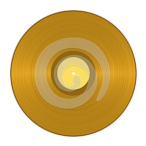 Golden Vinyl Record