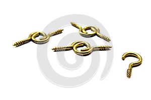 Golden Wall Hooks Asorted