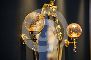 Golden Wall sconces