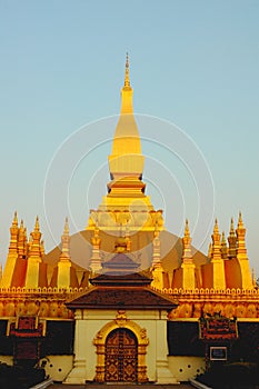 Golden Wat in Laos