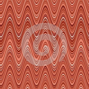 Golden wave background in pale red colors Bright saturated hues. Vintage style.