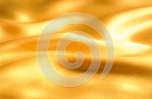 Golden wave of cloth