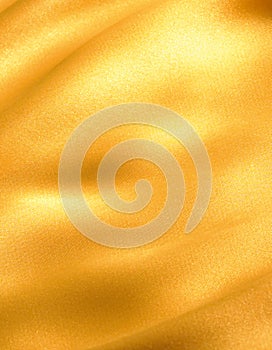 Golden wave of cloth