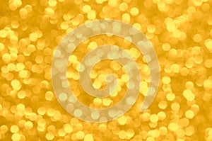 Golden yellow abstract sparkling background