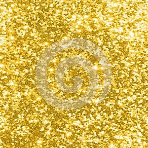 GOLDEN Yellow shimmering Glitterd backdrop with lights and reflections