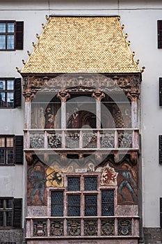 Goldenes Dachl or Golden Roof in Innsbruck, Tyrol, Austria