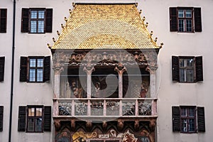 Goldenes Dachl or Golden Roof in Innsbruck, Tyrol, Austria