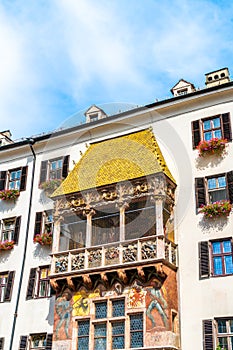 Goldenes Dachl at Innsbruck in Austria photo