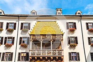 Goldenes Dachl at Innsbruck in Austria photo