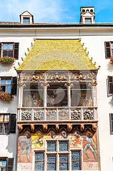 Goldenes Dachl at Innsbruck in Austria photo