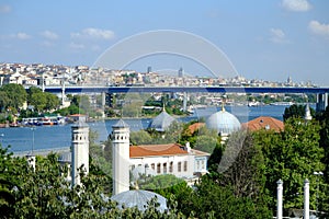 Goldenhorn view in autumn season from Pier loti hill