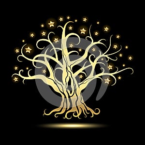 GoldenTree with Stars