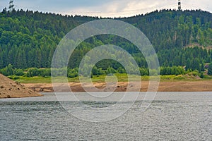 Goldisthal pumped storage plant in the Thuringian Forest, Germany