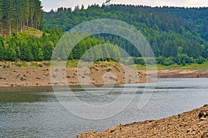 Goldisthal pumped storage plant in the Thuringian Forest, Germany