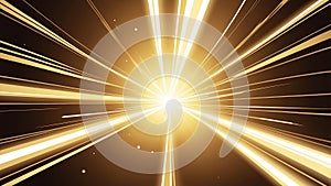 goldlight lines with a sense of speed back ai generated