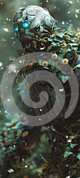 A golem exploring synthetic biology a literal interpretation of creating life from inanimate matter merging myth with biotech photo