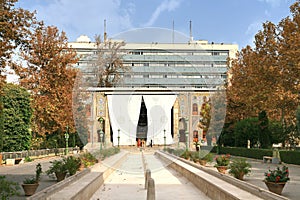 Golestan Palace in tehran , Iran is the royal Qajar complex at capital city