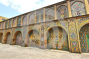 Golestan Palace in tehran , Iran is the royal Qajar complex at capital city
