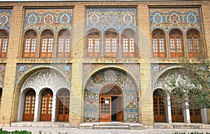 Golestan Palace in tehran , Iran is the royal Qajar complex at capital city