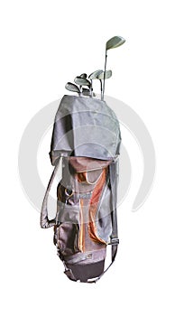 Golf bag isolated