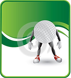 Golf Ball Character