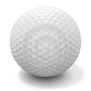 Golf ball - with clipping path