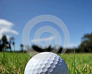 Golf Ball (close up) photo