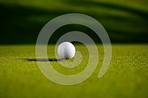 Golf Ball On A Course 