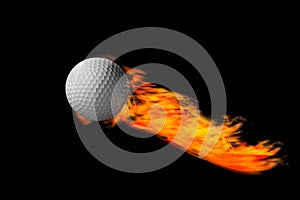 Golf ball fire