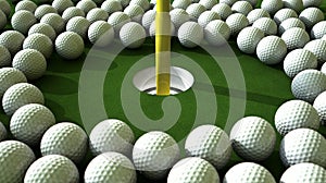 Golf Ball Hole Assault