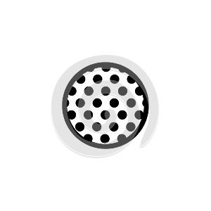 Golf ball icon isolated vector on white background