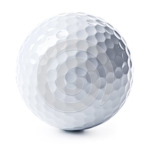 Golf ball isolated