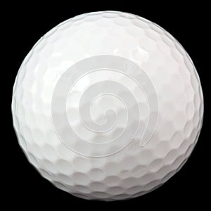 Golf ball isolated