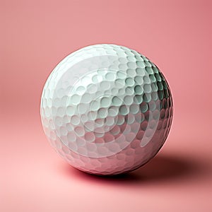 Golf ball isolated on a light background, sport of aristocrats - AI generated image