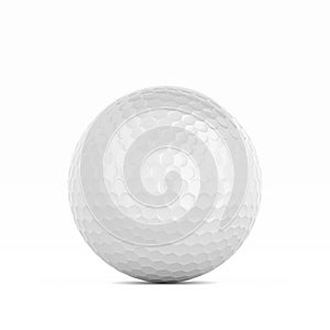 Golf ball isolated on white background.