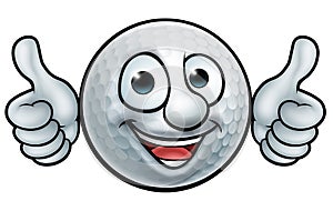 Golf Ball Mascot