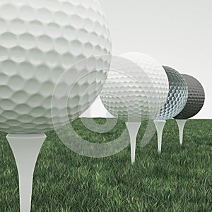 Golf ball, multiple