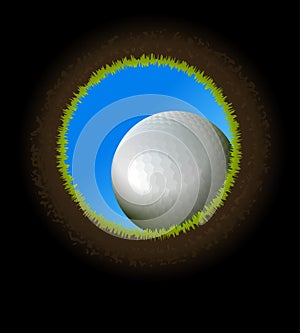 Golf ball.
