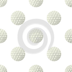 Golf ball pattern seamless vector