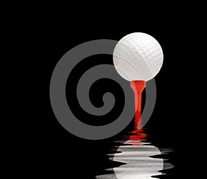 Golf ball reflection