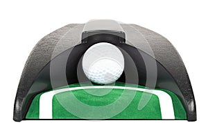 Golf ball return toy machine