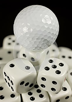 Golf ball on seven