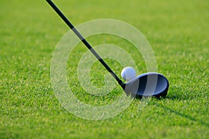 Golf ball and shaft