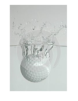 Golf ball splash