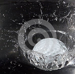 Golf ball splash