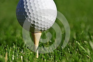 Golf ball and Tee