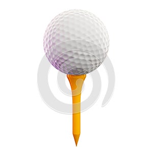 Golf Ball on Tee