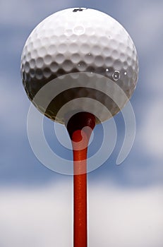 Golf Ball on Tee