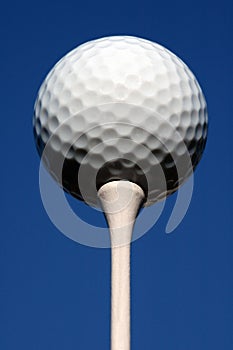 Golf Ball on Tee.