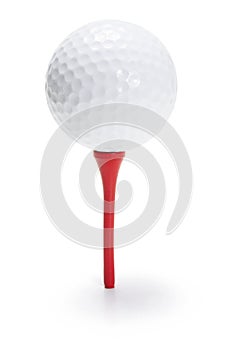 Golf Ball on Tee